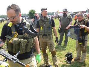 Minutes before the first landing.